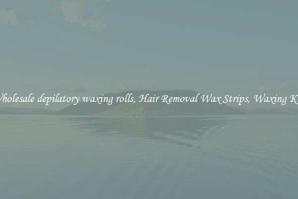 Wholesale depilatory waxing rolls, Hair Removal Wax Strips, Waxing Kits