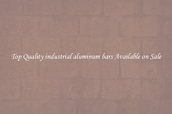 Top Quality industrial aluminum bars Available on Sale