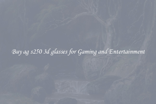 Buy ag s250 3d glasses for Gaming and Entertainment